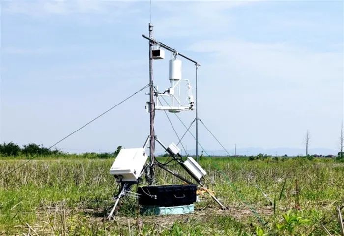 圖2 大氣氨通量渦動相關法觀測系統